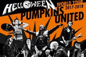 Cartaz da turnê do show do Helloween em 2017 Cartaz da turnê do show do Helloween em 2017
